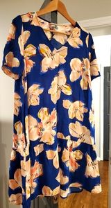 Women's floral print dress with pockets